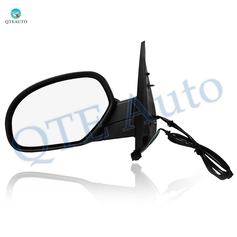 Left Driver Side Power Heated Foldaway View Mirror Chrome/Flat Black Textured 10H5P For 2007-2014 Chevrolet Suburban 1500