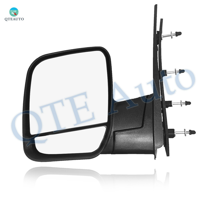 Left Driver Side Manual Foldaway View Mirror Dual Glass Chrome/Flat Black Textured For 2003 2004 Ford E-150 Club Wagon Left Driver Side Manual Foldaway View Mirror Dual Glass Chrome/Flat Black Textured For 2003 2004 Ford E-150 Club Wagon