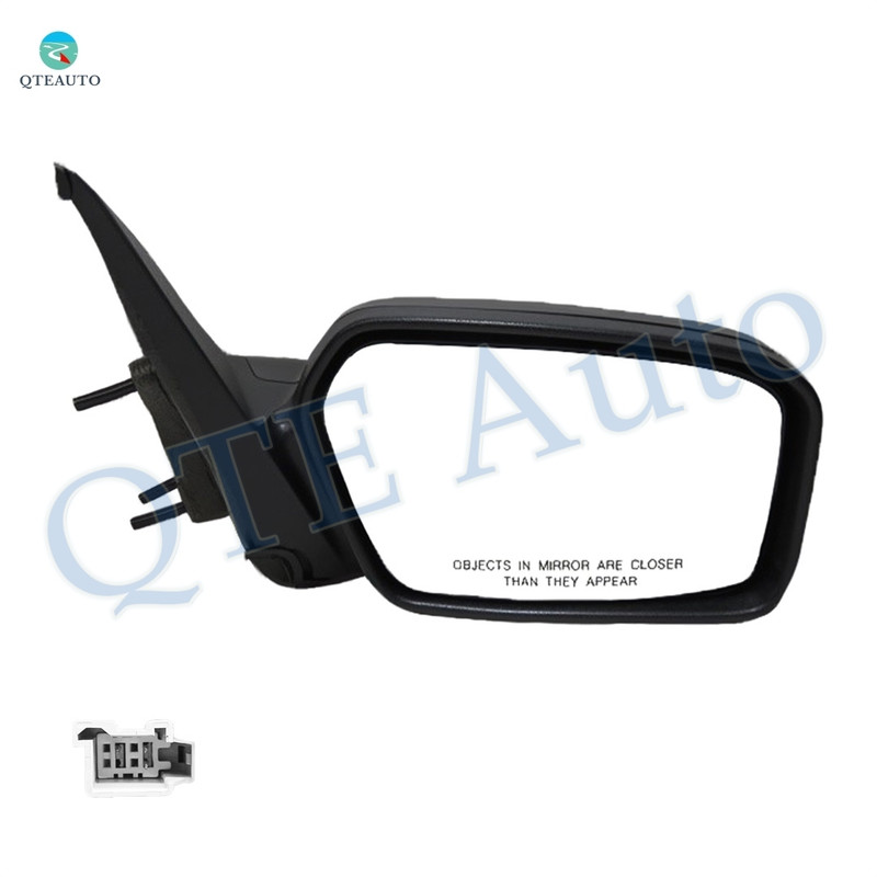 Right Passenger Side Power Non-Folding W/Texturedcover View Mirror Blacksmooth+Blacktextured Cover 4H3P For 2006-2010 Ford Fusion