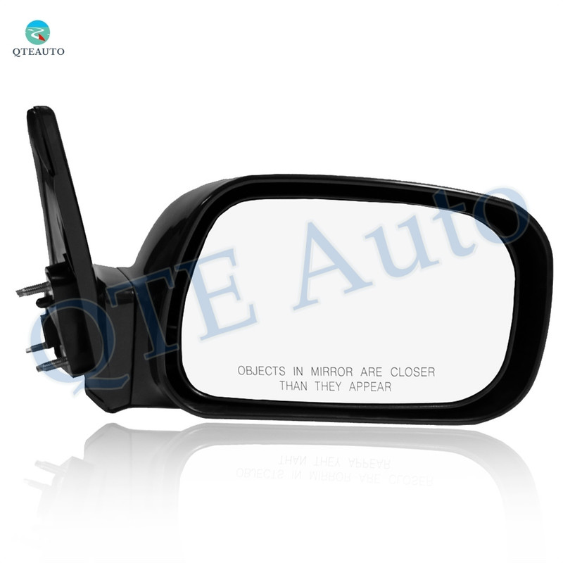 Right Passenger Side Power Nonfolding Usa Built View Mirror Chrome/Convex+Warning Black Smooth 5H3P For 2002-2006 Toyota Camry