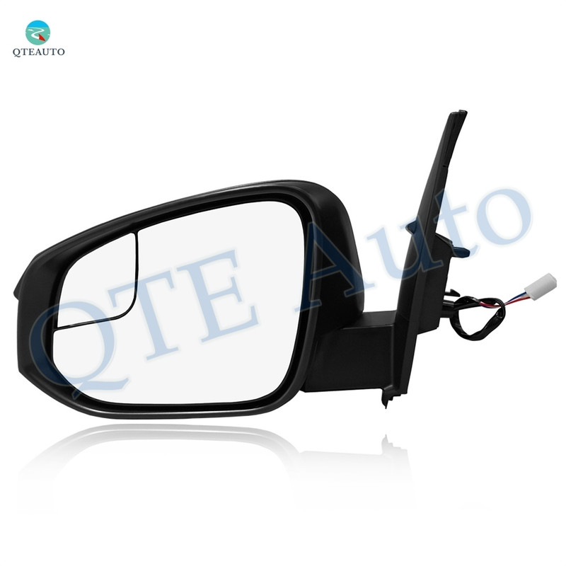 Left Driver Side Power Foldaway Usa/Jp Built View Mirror Blind Spot Chrome/Flat Textured 5H3P For 2016-2018 Toyota RAV4