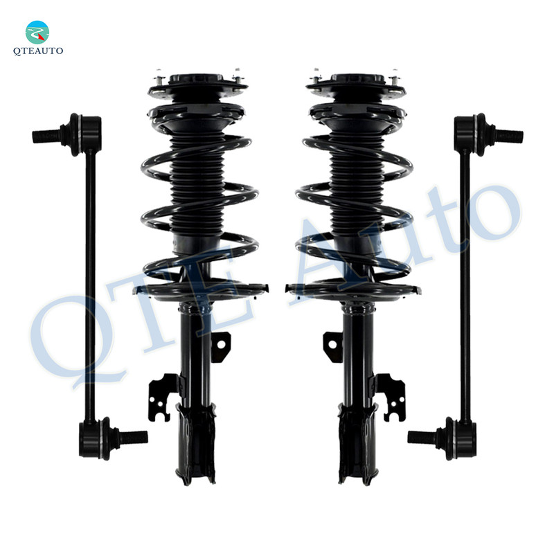 Set of 4 Front Sway Bar Link-Quick Complete Strut-Coil Spring Assembly For 2006-2008 Toyota Solara V6