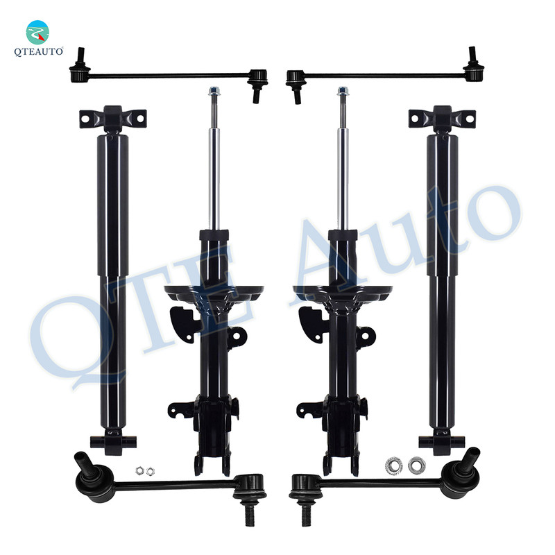 Set of 8 Front Sway Bar Link-Suspension Strut Assembly-Rear Sway Bar Link-Shock Absorber For 2009-2015 Honda Pilot