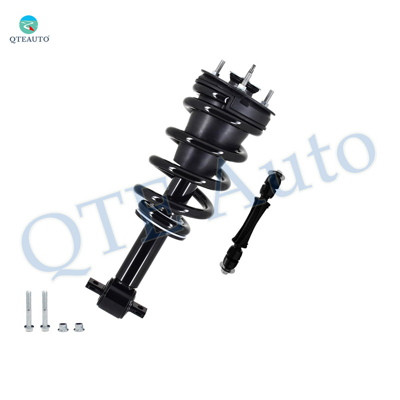 Front Sway Bar Link-Quick Complete Strut-Coil Spring Assembly For 2014-2018 Chevrolet Silverado 1500 RWD