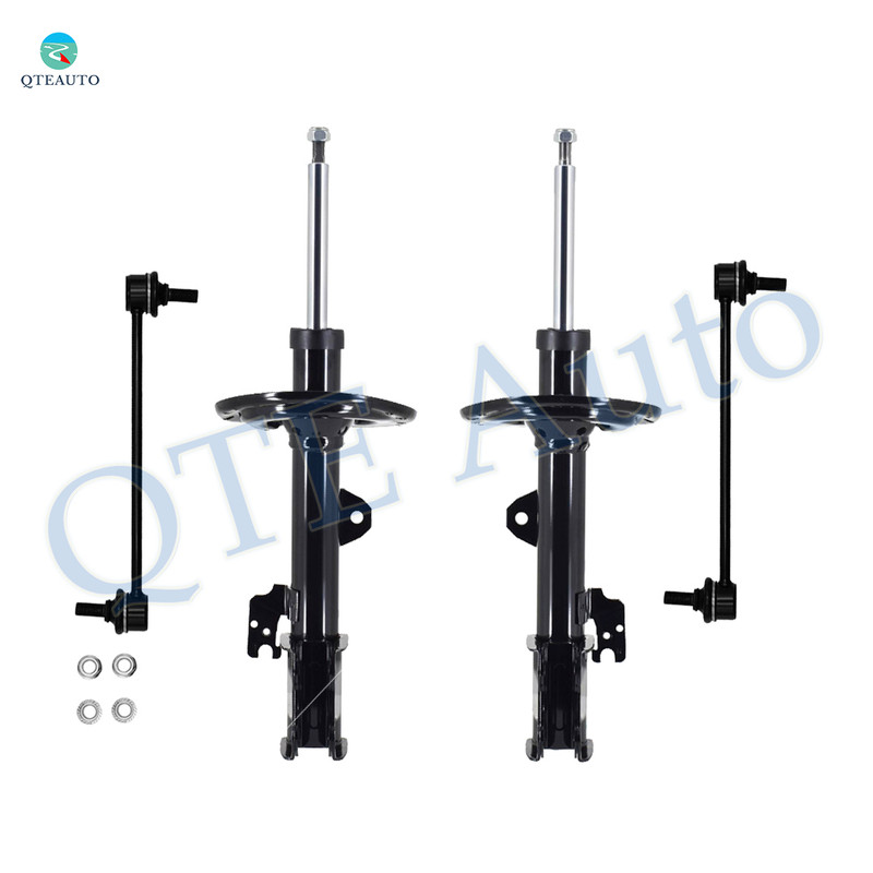 Set of 4 Front Sway Bar Link-Suspension Strut Assembly For 2010-2013 Toyota Highlander