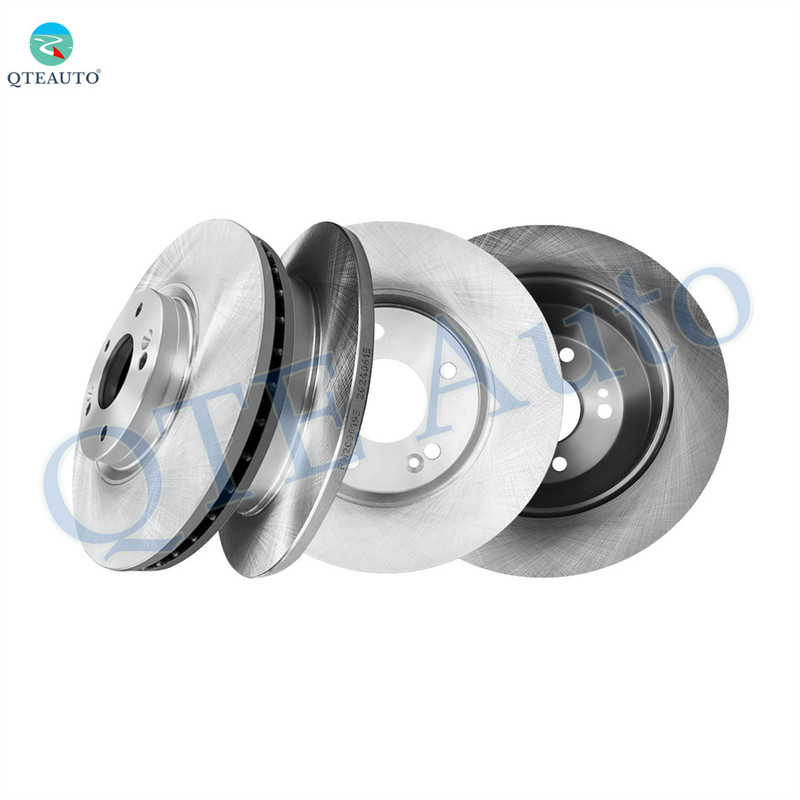 Set of 4 Front 300mm-Rear 302mm Brake Disc Rotors For 2010-2012 Hyundai Santa FE