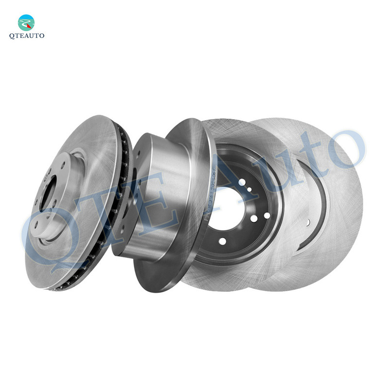 Set of 4 Front 300mm-Rear 262mm Brake Disc Rotors For 2008-2010 Hyundai Sonata