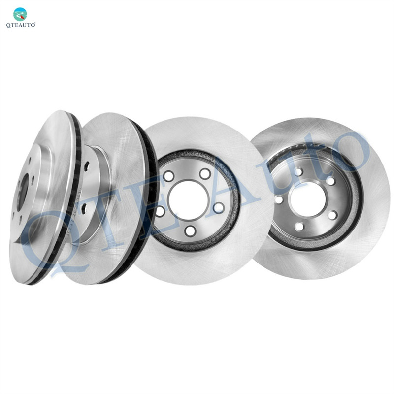 Set of 4 Front 293mm-Rear 300mm Brake Disc Rotors For 2005-2010 Ford Mustang