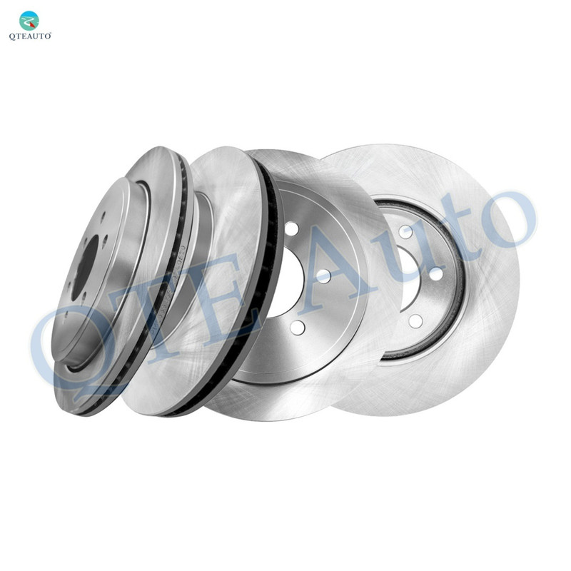 Set of 4 Front 329.95mm-Rear 342mm Brake Disc Rotors For 2003-2006 Lincoln Navigator