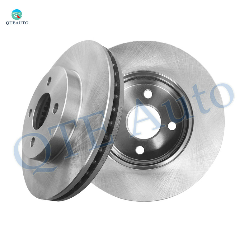 Front 256.05mm Brake Disc Rotors For 2007 Pontiac G5 4 Stud Wheel