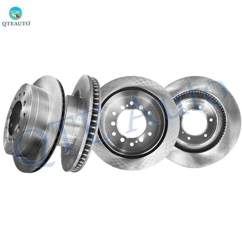 Set of 4 Front 338mm-Rear 312mm Brake Disc Rotors For 2010-2022 Lexus GX460