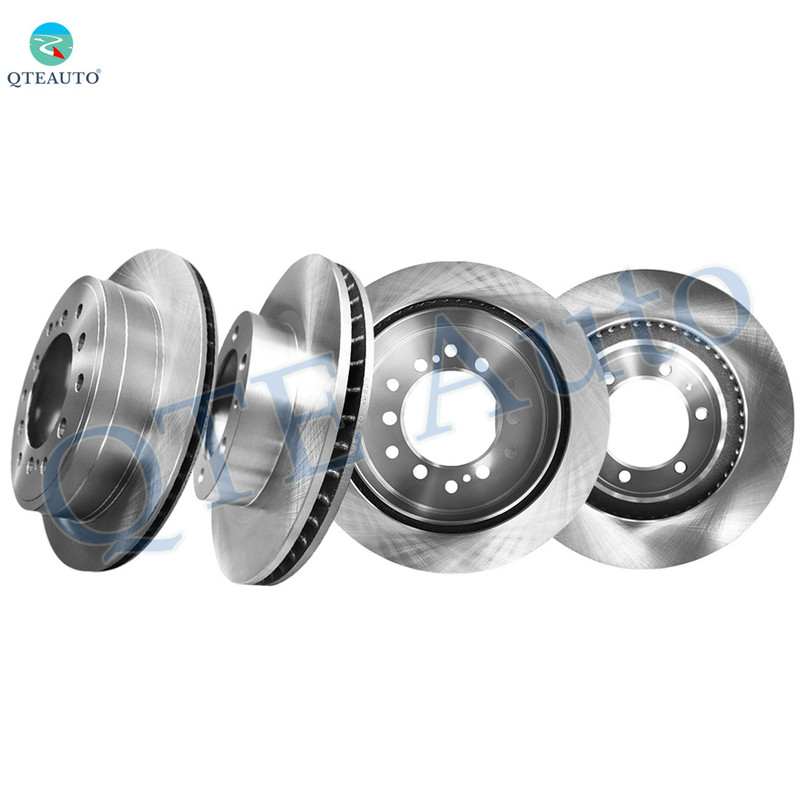 Set of 4 Front 319mm-Rear 312mm Brake Disc Rotors For 2010-2014 Toyota FJ Cruiser
