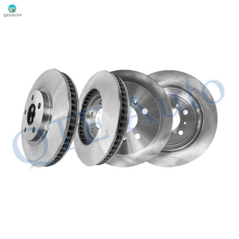 Set of 4 Front 303mm-Rear 278mm Brake Disc Rotors For 1998 1999 Oldsmobile Intrigue