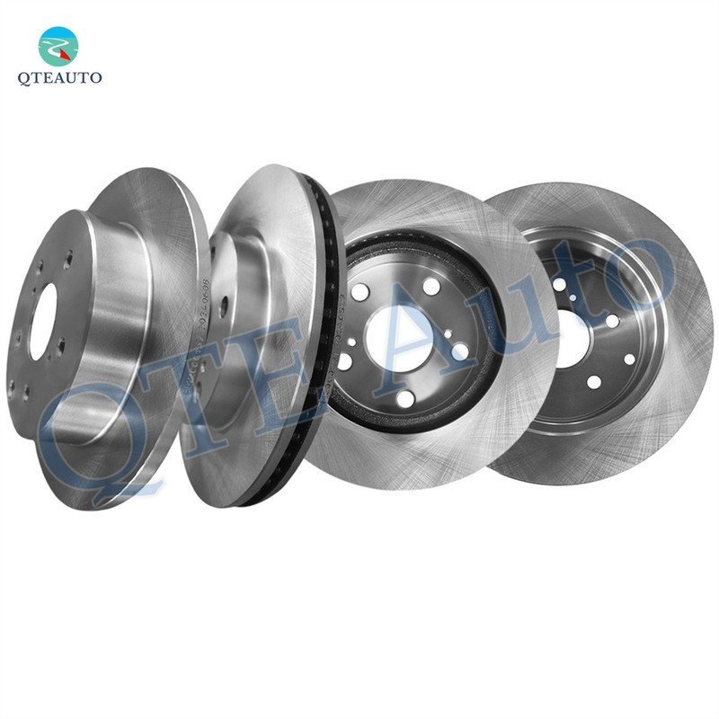 Set of 4 Front 275mm-Rear 281mm Brake Disc Rotors For 2006-2018 Toyota RAV4