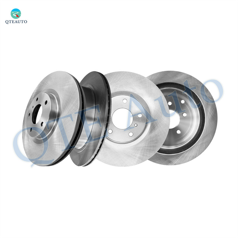 Set of 4 Front 320mm-Rear 308mm Brake Disc Rotors For 2011-2013 Infiniti M37