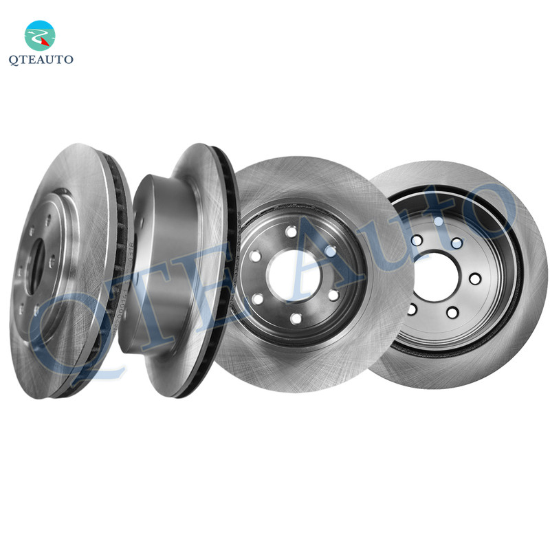 Set of 4 Front 296mm-Rear 286mm Brake Disc Rotors For 2005-2015 Nissan Xterra