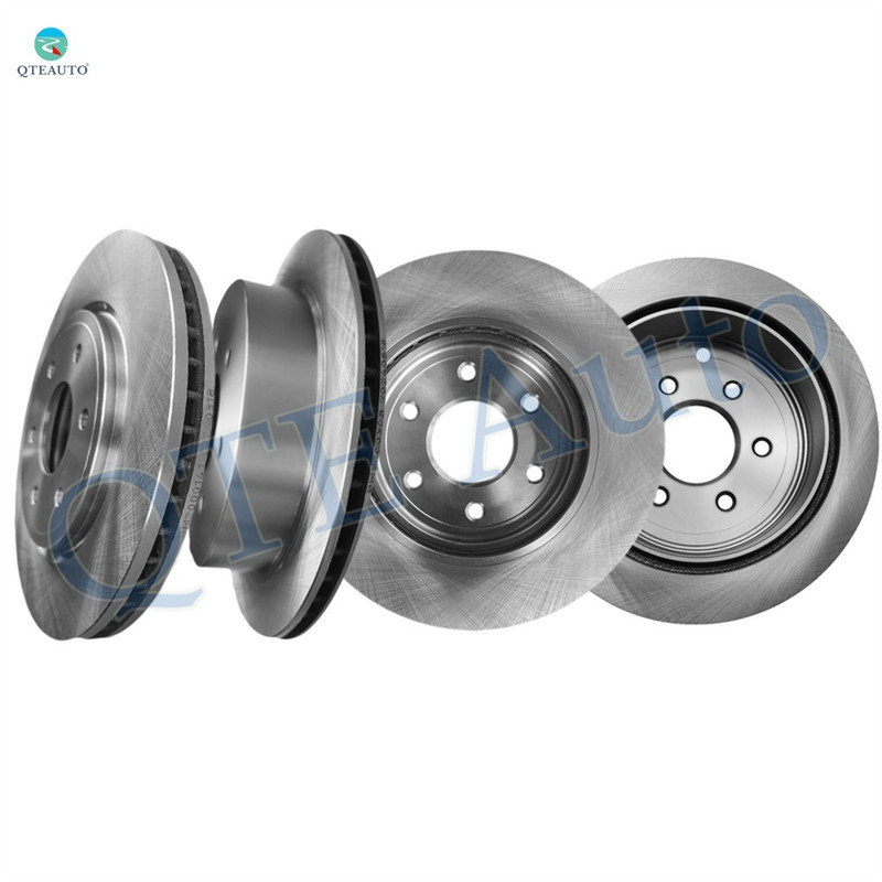 Set of 4 Front 296mm-Rear 286mm Brake Disc Rotors For 2005-2015 Nissan Xterra