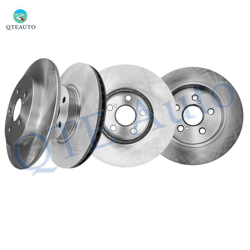 Set of 4 Front 275mm-Rear 259mm Brake Disc Rotors For 2009 2010 2014-2019 Toyota Corolla