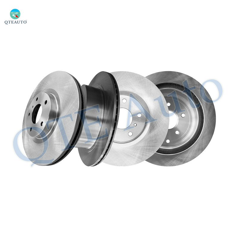 Set of 4 Front 320mm-Rear 308mm Brake Disc Rotors For 2011-2013 Infiniti M56