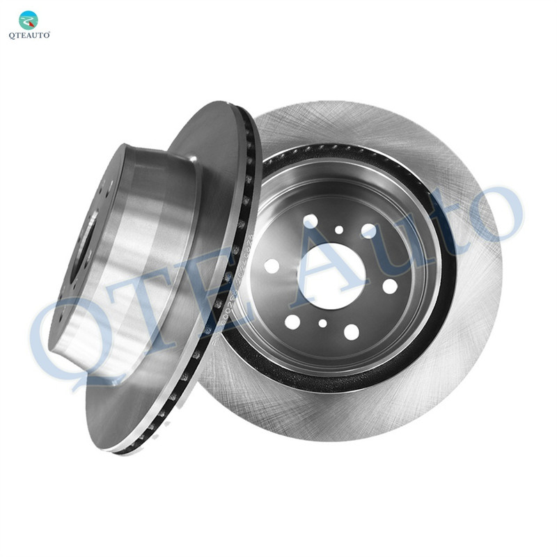 Rear 345mm Brake Disc Rotors For 2019 GMC Sierra 1500 Limited