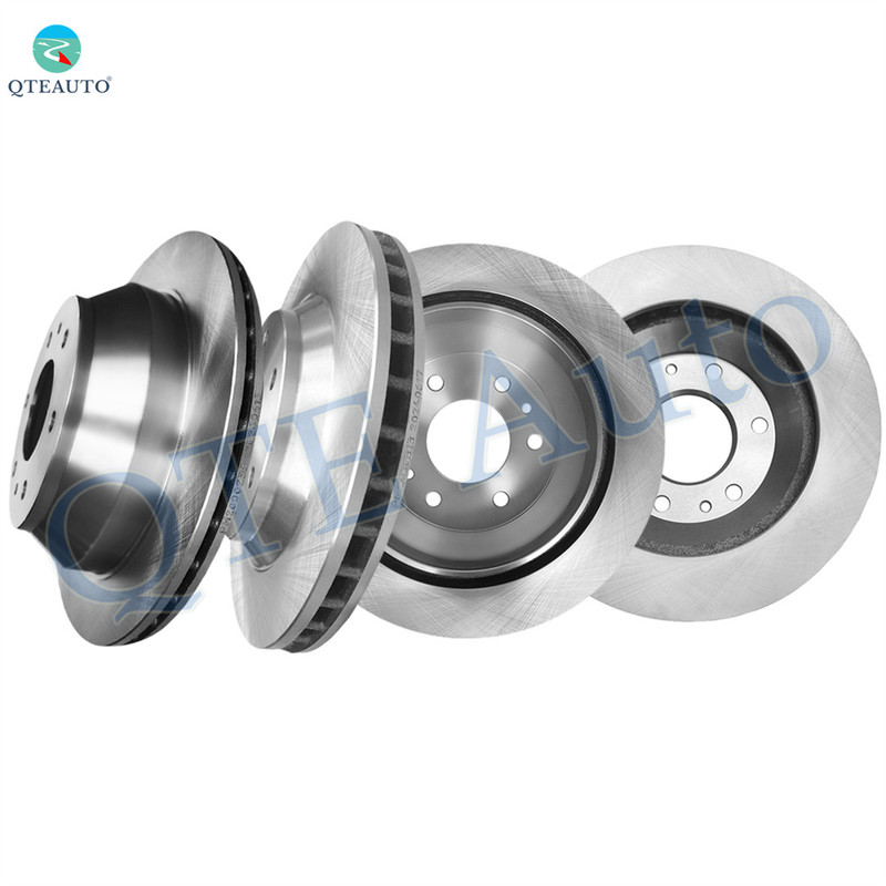 Set of 4 Front 305mm-Rear 325mm Brake Disc Rotors For 2004 2005 Buick Rainier