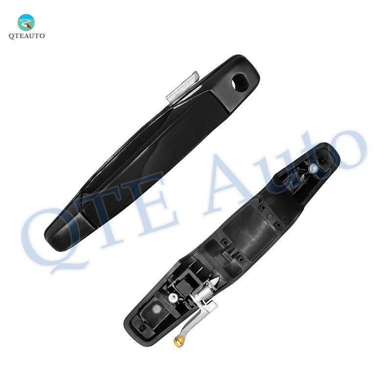 Pair of 2 Front Left-Right Door Handle Black For 2007-2013 GMC Sierra 1500