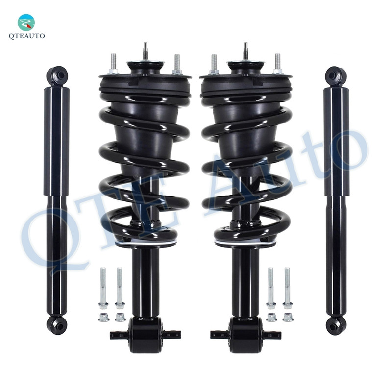 Set 4 Quick Complete Strut Shock For 2019 Chevrolet Silverado 1500 LD 4WD