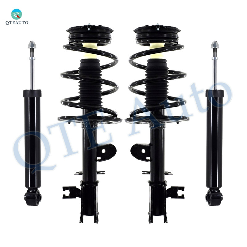 Set 4 Front Quick Complete Strut-Coild Spring-Rear Shock For 2011-2017 Nissan Quest