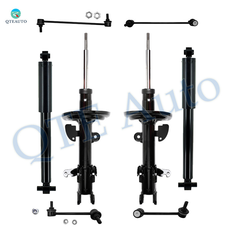 Set of 8 Front Sway Bar Link-Suspension Strut Assembly-Rear Sway Bar Link-Shock Absorber For 2007-2013 Acura MDX