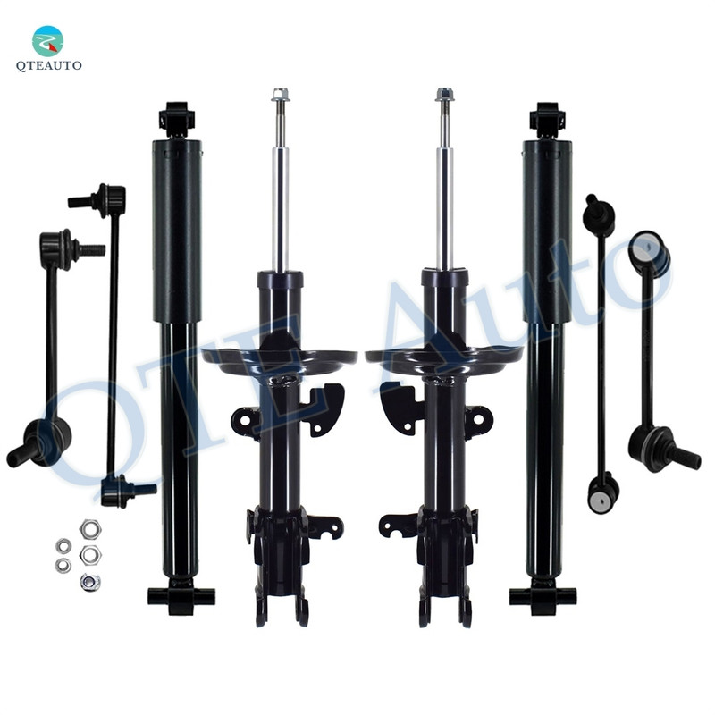 Set of 8 Front Sway Bar Link-Suspension Strut Assembly-Rear Sway Bar Link-Shock Absorber For 2010-2013 Acura ZDX