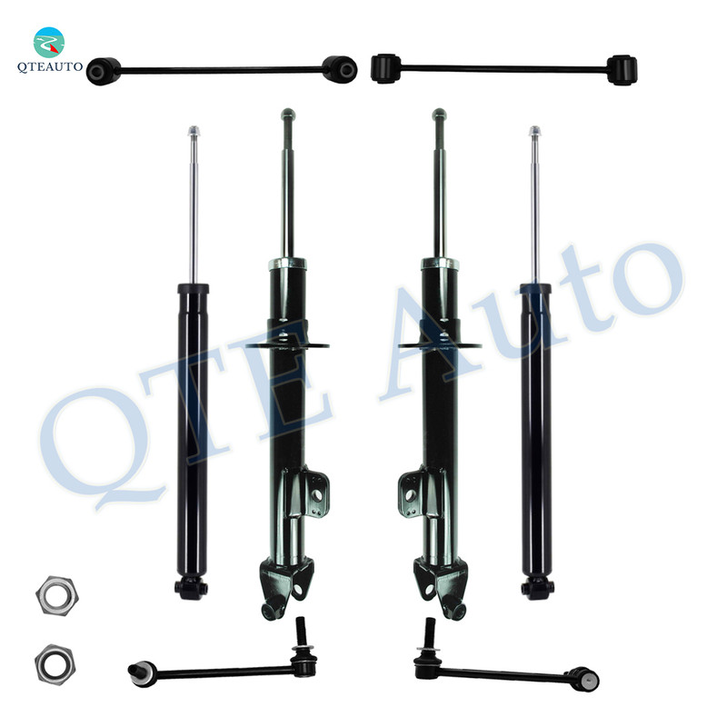 Set of 8 Front Sway Bar Link-Suspension Strut Assembly-Rear Sway Bar Link-Shock Absorber For 2009 2010 Dodge Challenger R/T