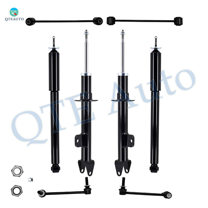 Set of 8 Front Sway Bar Link-Suspension Strut Assembly-Rear Sway Bar Link-Shock Absorber For 2005-2010 Chrysler 300 w/ Performance Suspension