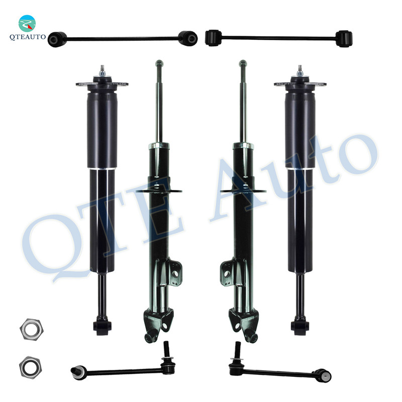 Set of 8 Front Sway Bar Link-Suspension Strut Assembly-Rear Sway Bar Link-Shock Absorber For 2007-2010 Dodge Charger