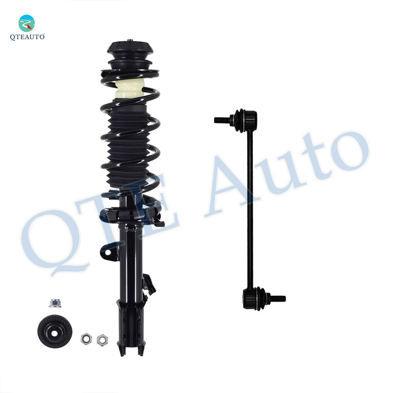 Front Right Sway Bar Link-Quick Complete Strut-Coil Spring Assembly For 2014-2019 Nissan Versa Note