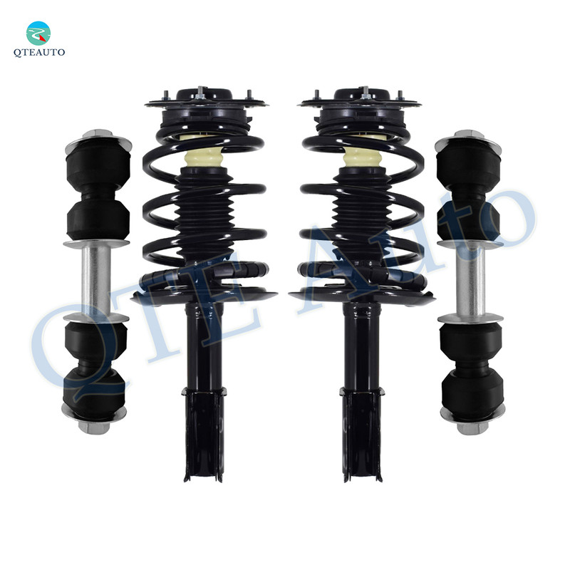 Set of 4 Front Sway Bar Link-Quick Complete Strut-Coil Spring Assembly For 1991-1996 Buick Park Avenue