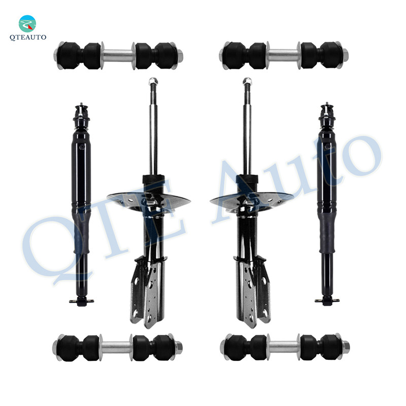 Set of 8 Front Sway Bar Link-Suspension Strut Assembly-Rear Sway Bar Link-Complete Shock Absorber Kit For 2000-2005 Buick Lesabre