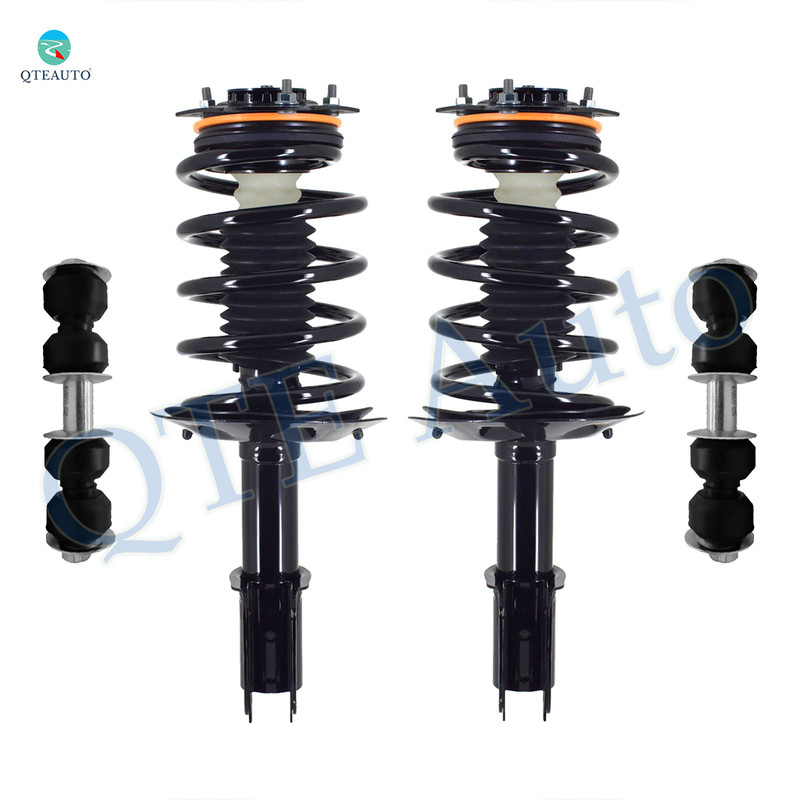Set of 4 Front Sway Bar Link-Quick Complete Strut-Coil Spring Assembly For 1999-2005 Pontiac Montana