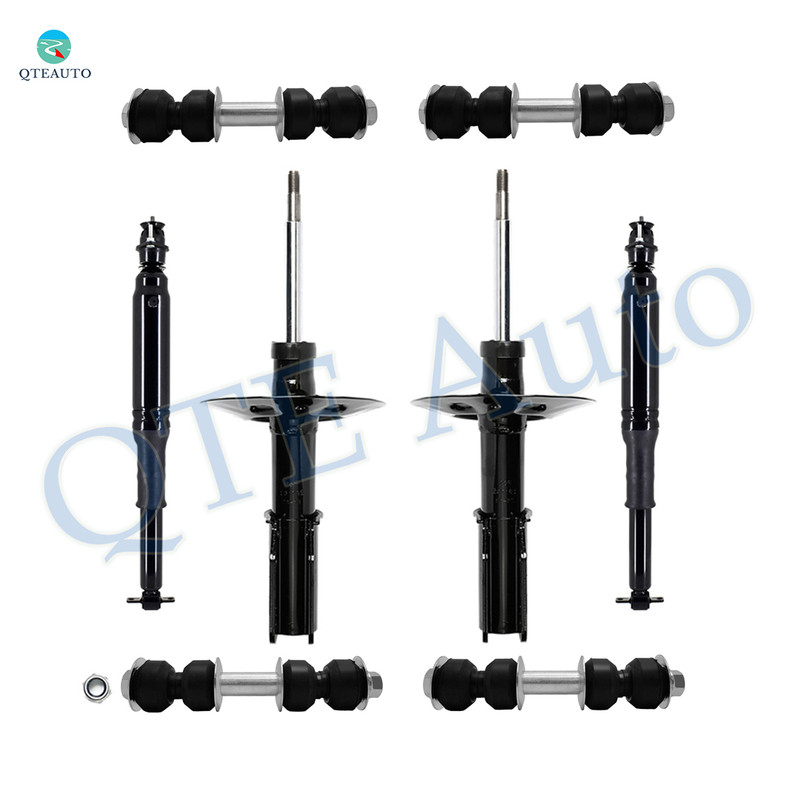 Set of 8 Front Sway Bar Link-Suspension Strut Assembly-Rear Sway Bar Link-Complete Shock Absorber Kit For 1998 1999 Oldsmobile Aurora