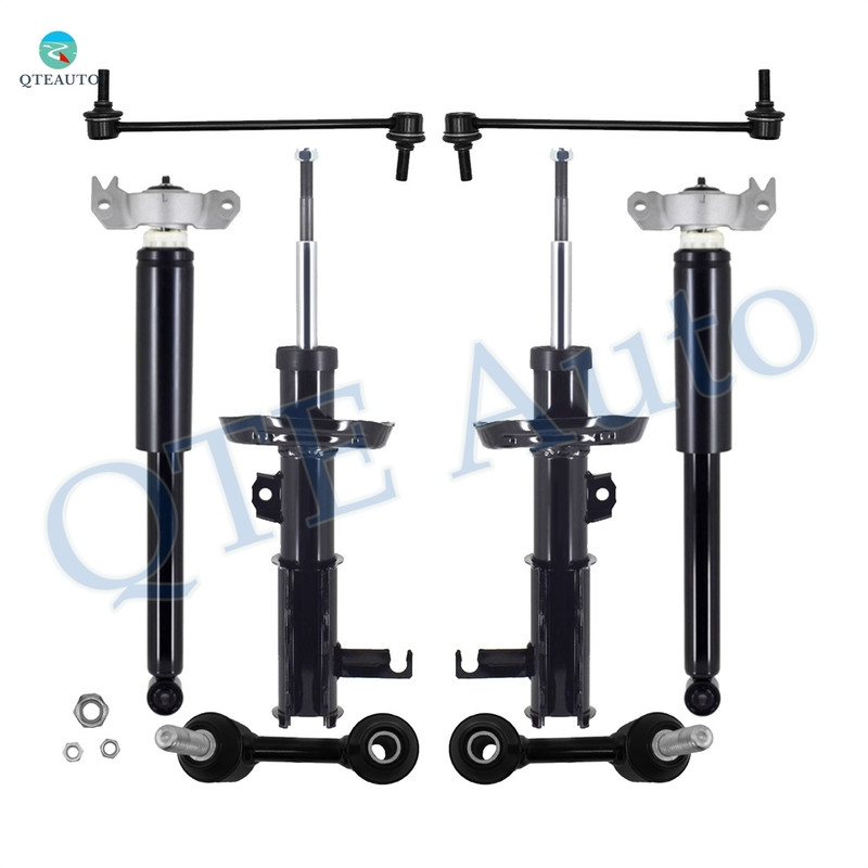 Set of 8 Front Sway Bar Link-Suspension Strut Assembly-Rear Sway Bar Link-Complete Shock Absorber Kit For 2016 Chevrolet Malibu Limited