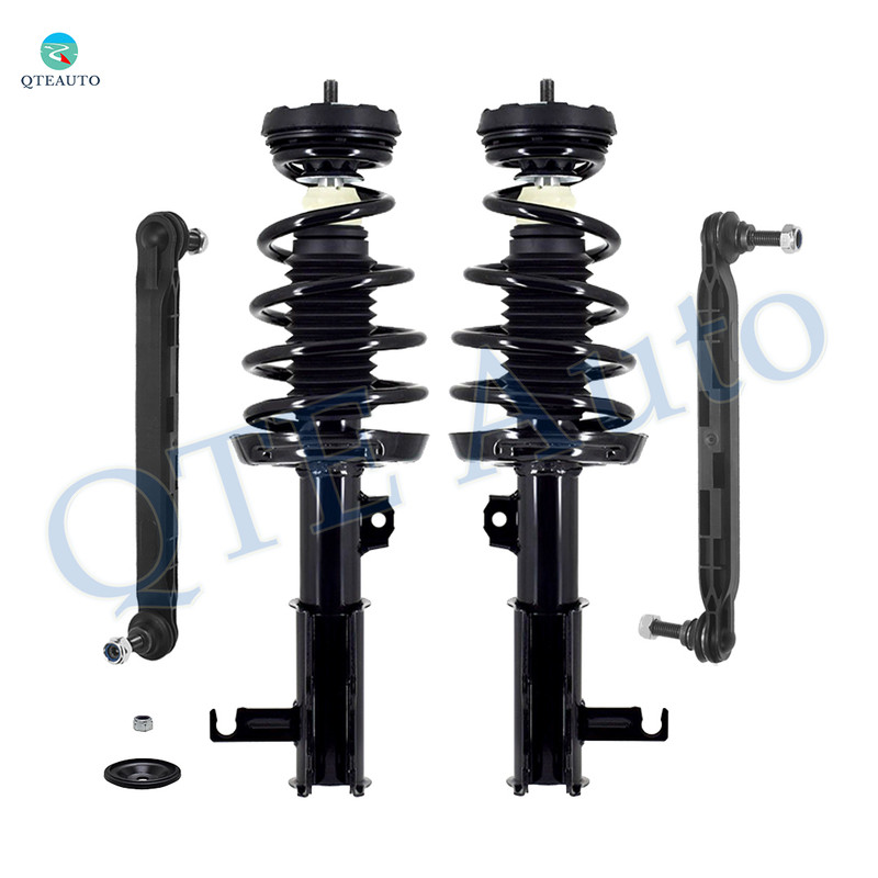 Set of 4 Front Sway Bar Link-Quick Complete Strut-Coil Spring Assembly For 2012-2016 Buick Lacrosse AWD