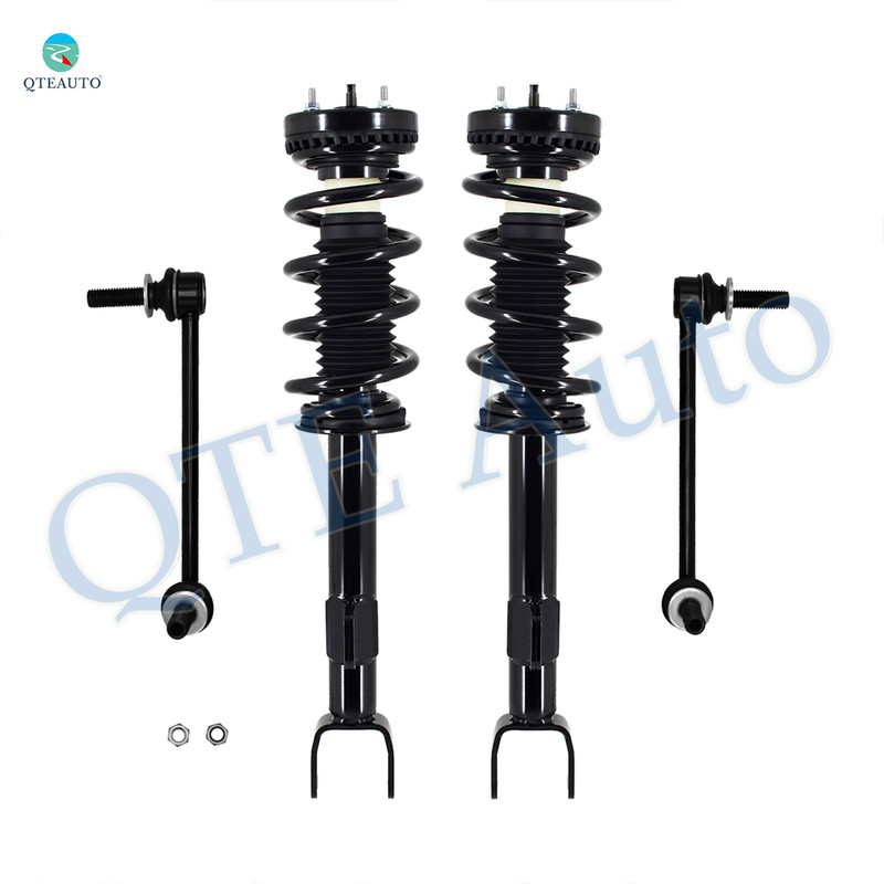 Set of 4 Front Sway Bar Link-Quick Complete Strut-Coil Spring Assembly For 2011 Dodge Challenger