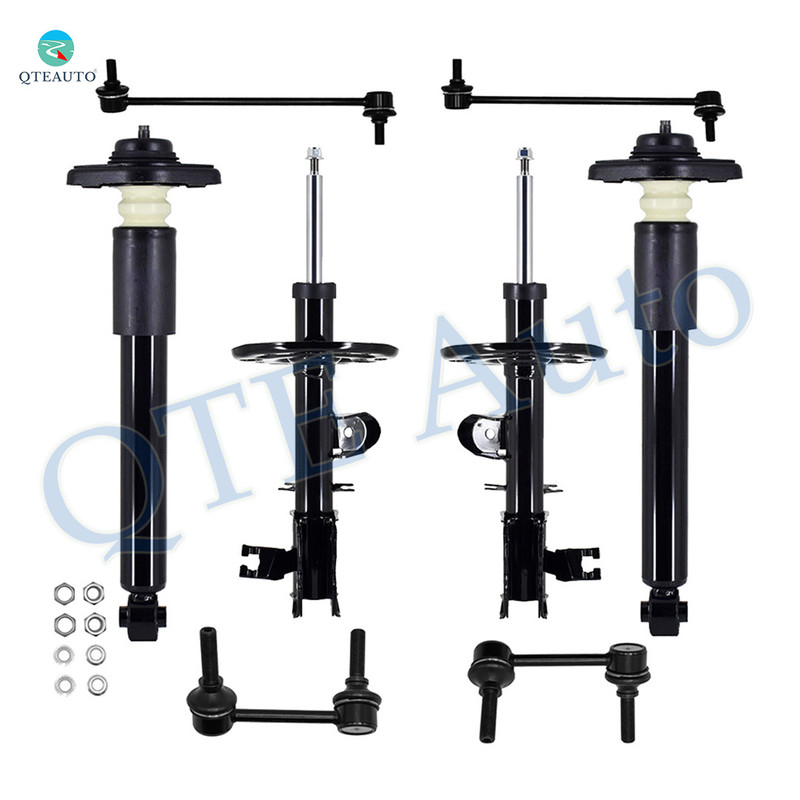 Set of 8 Front Sway Bar Link-Suspension Strut Assembly-Rear Sway Bar Link-Complete Shock Absorber Kit For 2015-2019 Nissan Murano