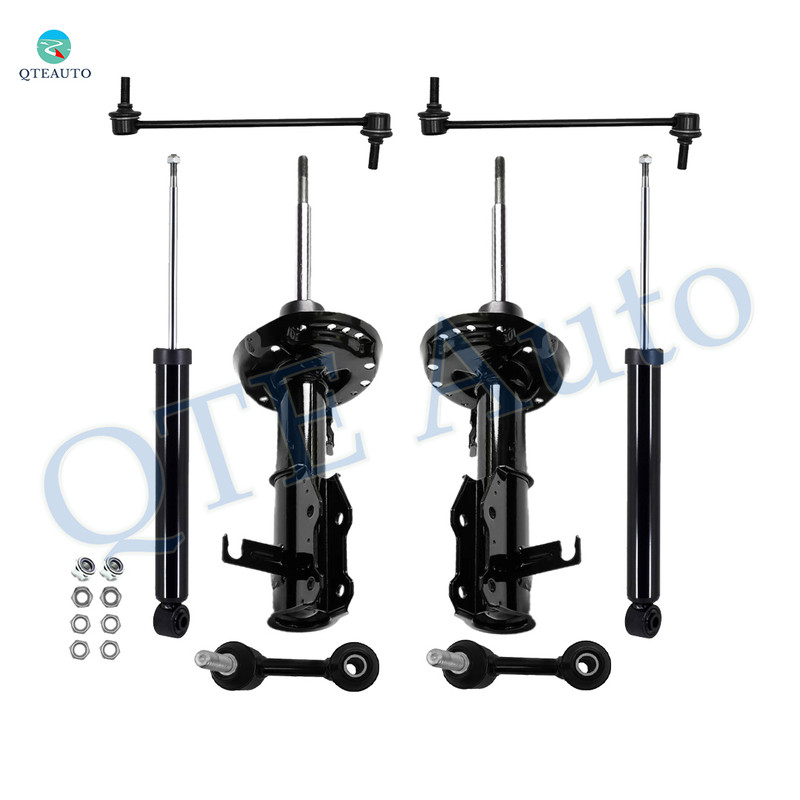Set of 8 Front Sway Bar Link-Suspension Strut Assembly-Rear Sway Bar Link-Shock Absorber For 2012 2013 Buick Lacrosse