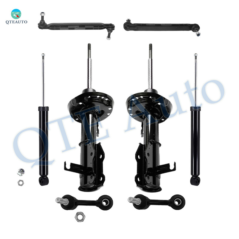 Set of 8 Front Sway Bar Link-Suspension Strut Assembly-Rear Sway Bar Link-Shock Absorber For 2012 2013 Buick Lacrosse