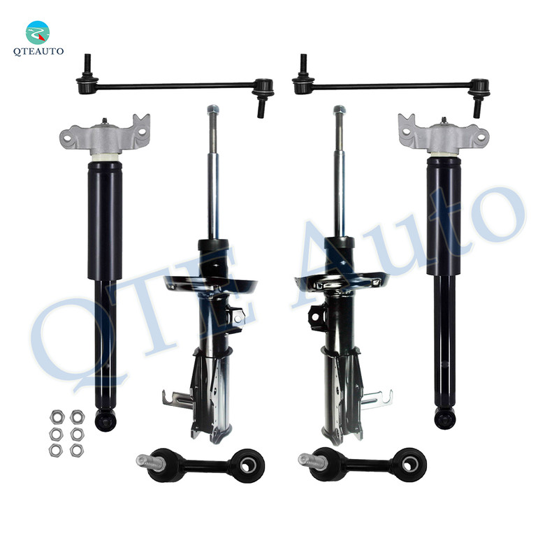 Set of 8 Front Sway Bar Link-Suspension Strut Assembly-Rear Sway Bar Link-Complete Shock Absorber Kit For 2012-2016 Buick Lacrosse w/o chassis control
