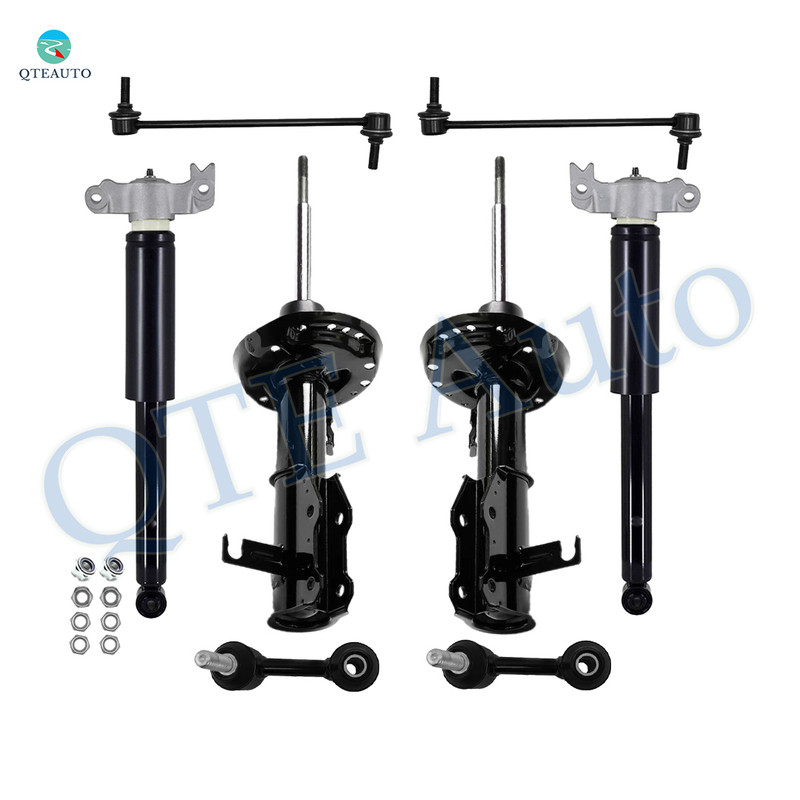 Set of 8 Front Sway Bar Link-Suspension Strut Assembly-Rear Sway Bar Link-Complete Shock Absorber Kit For 2012-2016 Buick Lacrosse AWD