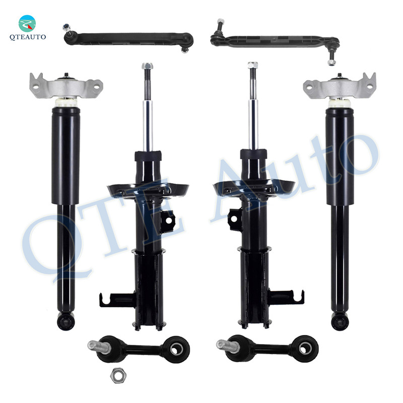 Set of 8 Front Sway Bar Link-Suspension Strut Assembly-Rear Sway Bar Link-Complete Shock Absorber Kit For 2014-2018 Chevrolet Impala