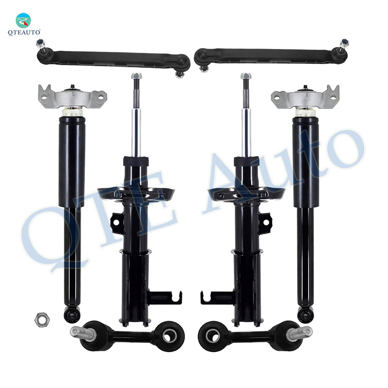 Set of 8 Front Sway Bar Link-Suspension Strut Assembly-Rear Sway Bar Link-Complete Shock Absorber Kit For 2014-2018 Chevrolet Impala