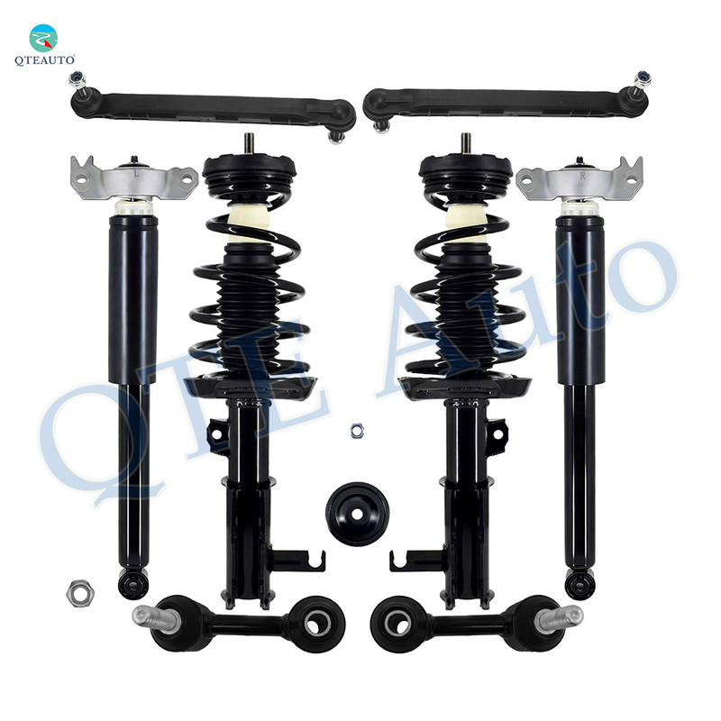 Set of 8 Front Sway Bar Link-Quick Complete Strut-Coil Spring Assembly-Rear Sway Bar Link-Complete Shock Absorber Kit For 2012-2017 Buick Regal