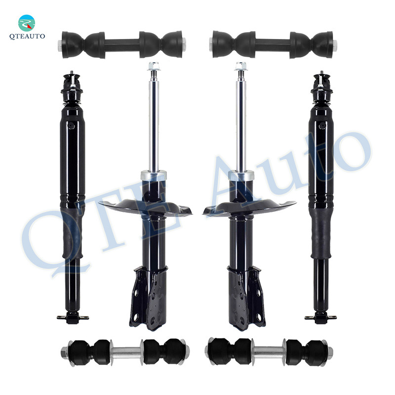 Set of 8 Front Sway Bar Link-Suspension Strut Assembly-Rear Sway Bar Link-Complete Shock Absorber Kit For 1995 1996 Buick Riviera